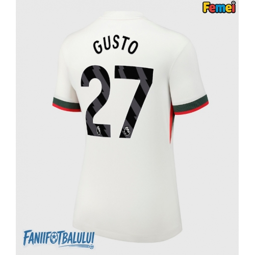 Chelsea Malo Gusto #27 Tricou Fotbal Replică 2025-26 Femei Deplasare Chelsea Malo Gusto #27 Tricou Fotbal Replică 2025-26 Femei Deplasare